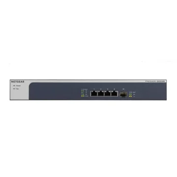 Picture of Netgear XS505M Unmanaged 10G Ethernet (100/1000/10000) Grey, Silver - XS505M-100EUS