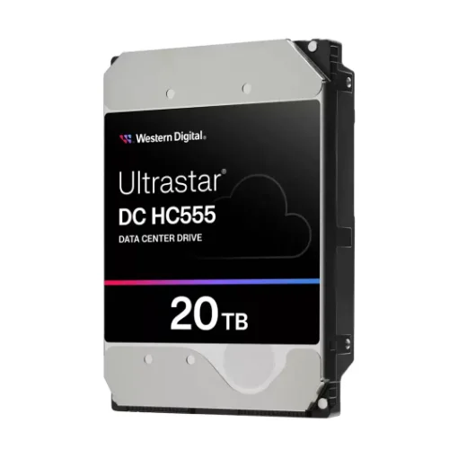 Picture of Western Digital Ultrastar Dc HC555 Internal Hard Drive 20 Tb 7200 Rpm 512 Mb 3.5" SAS3 - 0B47749