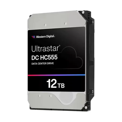 Picture of Western Digital Ultrastar Dc HC555 Internal Hard Drive 12 Tb 7200 Rpm 512 Mb 3.5" SAS3 - 0B47741