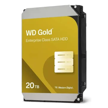 Picture of Western Digital Gold WD203KRYZ Internal Hard Drive 20 Tb 7200 Rpm 512 Mb 3.5" Serial Ata - WD203KRYZ
