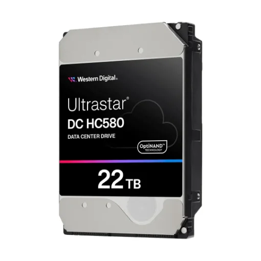 Picture of Western Digital Ultrastar Dc HC580 Internal Hard Drive 22 Tb 7200 Rpm 512 Mb 3.5" Serial Ata - 0F62785