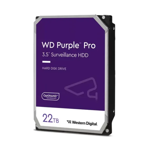 Picture of Western Digital Purple Pro Internal Hard Drive 22 Tb 7200 Rpm 512 Mb 3.5" Serial Ata Iii - WD221PURP
