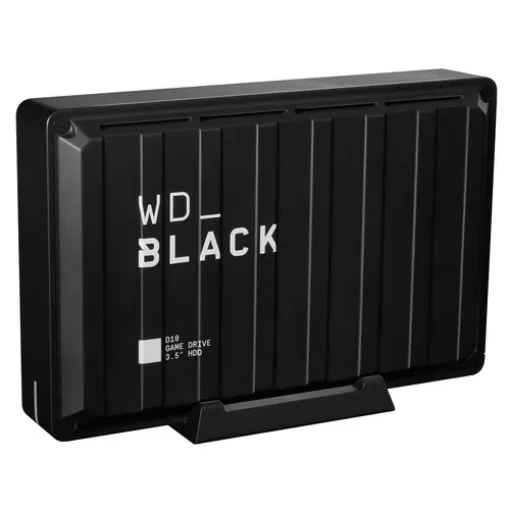 Picture of Western Digital D10 External Hard Drive 8 Tb 7200 Rpm 3.2 Gen 2 (3.1 Gen 2) Black, White - Wdba3p0080hbk-Eesn