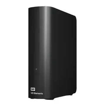 Picture of Western Digital Elements WDBWLG0180HBK-EESN External Hard Drive 18 Tb 2.0/3.2 Gen 1 (3.1 Gen 1) Black - WDBWLG0180HBK-EESN