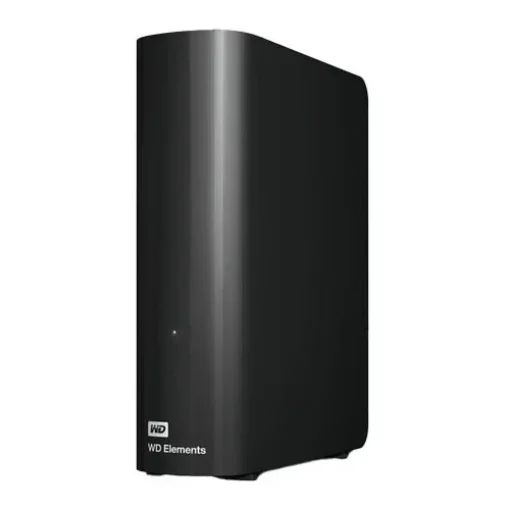 Picture of Western Digital Elements WDBWLG0180HBK-EESN External Hard Drive 18 Tb 2.0/3.2 Gen 1 (3.1 Gen 1) Black - WDBWLG0180HBK-EESN