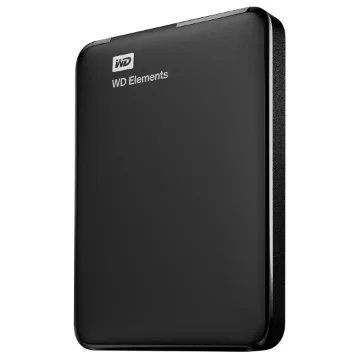 Picture of Western Digital Elements Portable External Hard Drive 1 Tb 2.5" Micro-Usb B 3.2 Gen 1 (3.1 Gen 1) Black - WDBUZG0010BBK-WESN