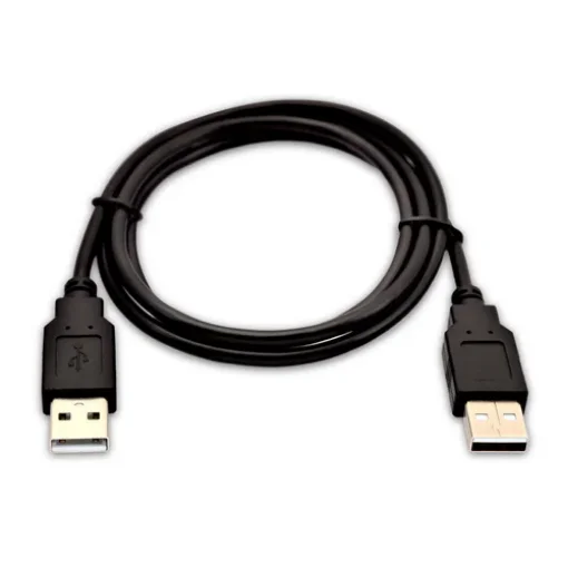 Picture of V7 Black Usb Cable Usb 2.0 a Male To Usb 2.0 a Male 1m 3.3ft - V7USB2AA-01M-1E