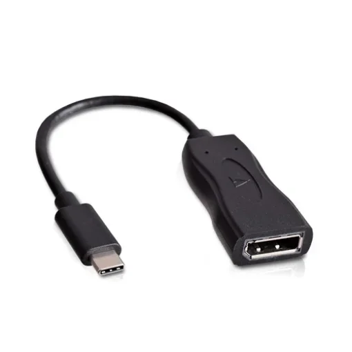 Picture of V7 Usb-C Male To Displayport Female Adapter Black - V7UCDP-BLK-1E