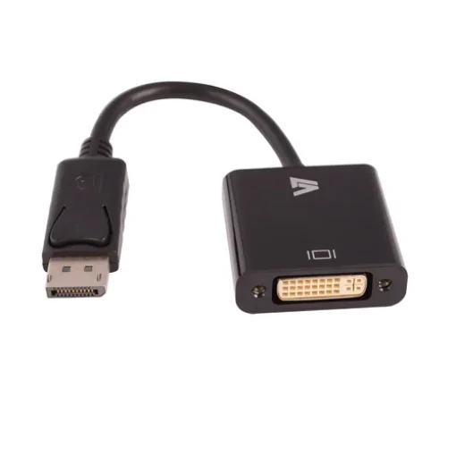 Picture of V7 Black Video Adapter Displayport Male To Dvi-I Female - CBLDPDVI-1E
