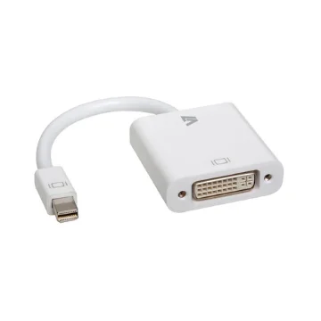 Picture of V7 White Video Adapter Mini Displayport Male To Dvi-D Male - CBL-MD1WHT-5E