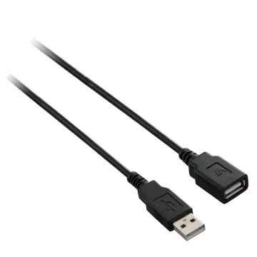 Picture of V7 Black Usb Extension Cable Usb 2.0 a Female To Usb 2.0 a Male 1.8m 6ft - V7E2USB2EXT-1.8M