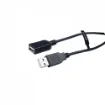 Picture of V7 Black Usb Extension Cable Usb 2.0 a Female To Usb 2.0 a Male 1.8m 6ft - V7E2USB2EXT-1.8M