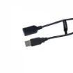 Picture of V7 Black Usb Extension Cable Usb 2.0 a Female To Usb 2.0 a Male 1.8m 6ft - V7E2USB2EXT-1.8M