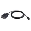 Picture of V7 V7UCVGA-2M Video Cable Adapter Vga (D-Sub) Usb Type-C Black - V7UCVGA-2M