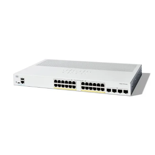 Picture of Cisco - Catalyst 1300 24-Port Ge, Poe, 4X1g Sfp - C1300-24P-4G