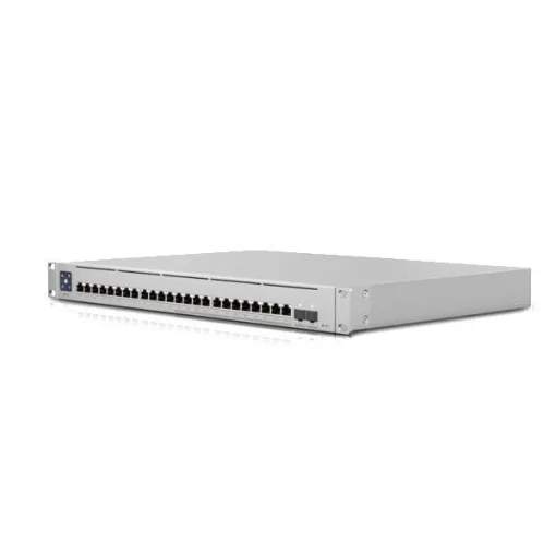 Picture of Ubiquiti Usw-Enterprise-24-Poe Network Switch Managed L3 Gigabit Ethernet (10/100/1000) Power Over Ethernet (Poe) Silver - Usw-Enterprise-24-Poe