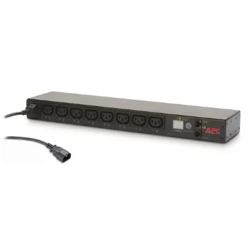 Picture of Apc Netshelter Switched Rack Pdu, 1U, 1PH, 2.3kW 230V 10A or 2.5kW 208V 12A, 8 C13 Outlets, C14 Cord - AP7920B