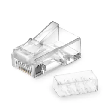 Picture of Fs - CAT6 RJ45 Standard Modular Plugs (Two-Piece Suit), Unshielded (Utp) Network Connectors - RJ45 Plugs - Pack of 50 - Y72933