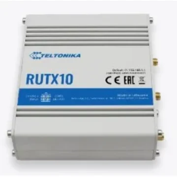 Picture of Teltonika RUTX10 Wireless Router Gigabit Ethernet Dual-Band (2.4 Ghz / 5 Ghz) Grey - RUTX10000000