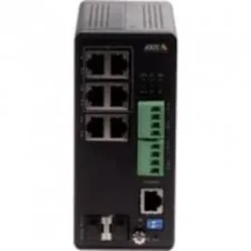 Picture of Axis 01633-001 Network Switch Managed Gigabit Ethernet (10/100/1000) Power Over Ethernet (Poe) Black - 01633-001