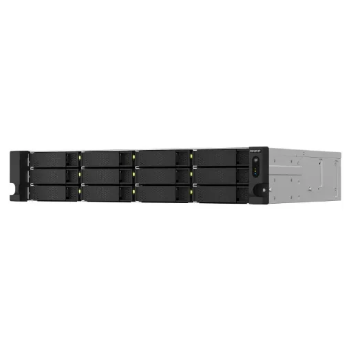 Picture of Qnap TS-1264U-RP Nas Rack (2U) Intel® Celeron® 8 Gb DDR4 0 Tb Qnap Qts Aluminium, Black - TS-1264U-RP-8G