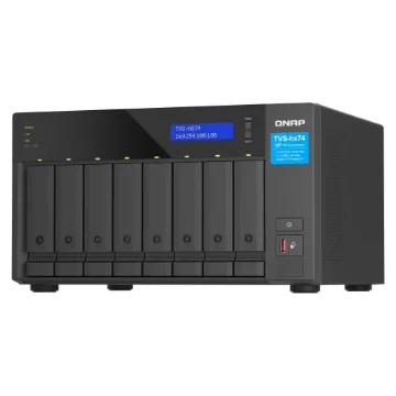 Picture of Qnap TVS-h874X Nas Tower Intel® Core™ i9 64 Gb DDR4 0 Tb Quts Hero Black - TVS-H874X-I9-64G