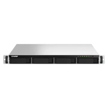 Picture of Qnap TS-464U-RP Nas Rack (1U) Intel® Celeron® N5095 8 Gb DDR4 0 Tb Qnap Turbo System Aluminium, Black - TS-464U-RP-8G