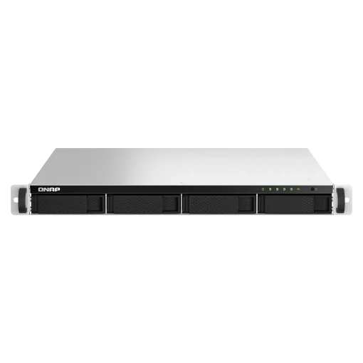 Picture of Qnap TS-464U-RP Nas Rack (1U) Intel® Celeron® N5095 8 Gb DDR4 0 Tb Qnap Turbo System Aluminium, Black - TS-464U-RP-8G