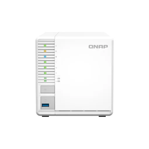 Picture of Qnap Ts-364 Nas Tower Intel® Celeron® N5095 8 Gb DDR4 0 Tb Qnap Turbo System White - TS-364-8G