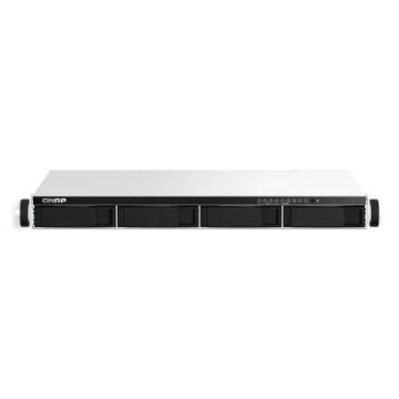 Picture of Qnap TS-464eU Nas Rack (1U) Intel® Celeron® N5095 8 Gb DDR4 0 Tb Qnap Turbo System Aluminium, Black - TS-464EU-8G