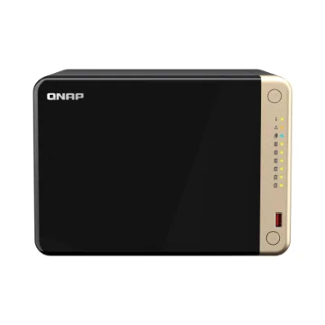 Picture of Qnap Ts-664 Nas Tower Intel® Celeron® N5095 8 Gb DDR4 0 Tb Qnap Qts Black, Bronze - TS-664-8G