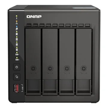 Picture of Qnap TS-453E Nas Tower Intel® Celeron® J6412 8 Gb 0 Tb Qnap Qts Black - TS-453E-8G