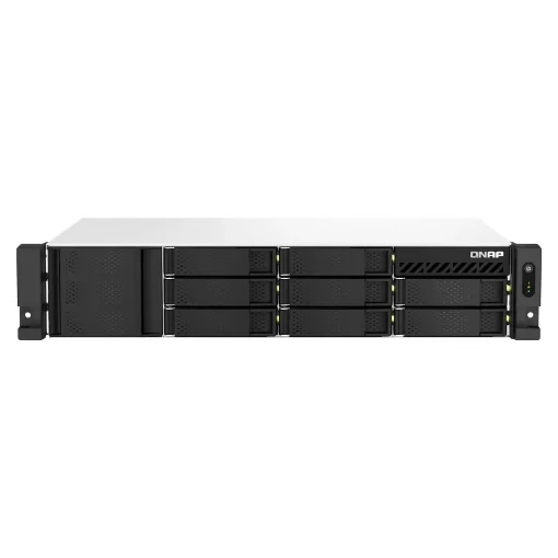 Picture of Qnap TS-873AeU-RP Nas Rack (2U) Ryzen Embedded V1500B 4 Gb DDR4 0 Tb Quts Hero Black - TS-873AEU-RP-4G