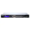 Picture of Qnap QGD-1600P Managed Gigabit Ethernet (10/100/1000) Power Over Ethernet (Poe) 1U Black, Grey - QGD-1600P-4G