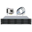 Picture of Qnap TL-R1200S-RP Storage Drive Enclosure Hdd/Ssd Enclosure Black, Grey 2.5/3.5" - TL-R1200S-RP