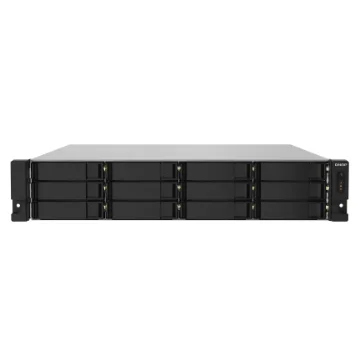 Picture of Qnap TS-1232PXU-RP Nas Rack (2U) Annapurna Labs AL324 4 Gb DDR4 0 Tb Qnap Qts Black - TS-1232PXU-RP-4G