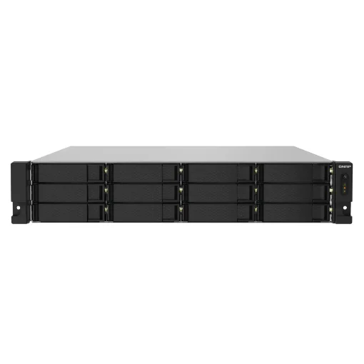 Picture of Qnap TS-1232PXU-RP Nas Rack (2U) Annapurna Labs AL324 4 Gb DDR4 0 Tb Qnap Qts Black - TS-1232PXU-RP-4G