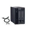 Picture of Qnap Tr-002 Storage Drive Enclosure Hdd/Ssd Enclosure Black 2.5/3.5" - Tr-002