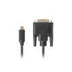 Picture of Lanberg CA-CMDV-10CU-0018-BK Video Cable Adapter 1.8 M Usb Type-C Dvi-D Black - CA-CMDV-10CU-0018-BK