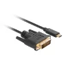 Picture of Lanberg CA-CMDV-10CU-0018-BK Video Cable Adapter 1.8 M Usb Type-C Dvi-D Black - CA-CMDV-10CU-0018-BK