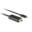 Picture of Lanberg CA-CMDP-10CU-0010-BK Video Cable Adapter 1 M Usb Type-C Displayport Black - CA-CMDP-10CU-0010-BK
