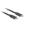 Picture of Lanberg CA-CMCM-32CU-0010-BK Usb Cable Usb 3.2 Gen 2 (3.1 Gen 2) 1 M Usb C Black - CA-CMCM-32CU-0010-BK