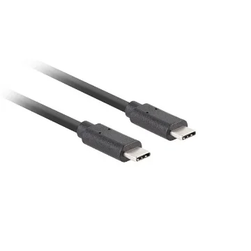 Picture of Lanberg CA-CMCM-32CU-0010-BK Usb Cable Usb 3.2 Gen 2 (3.1 Gen 2) 1 M Usb C Black - CA-CMCM-32CU-0010-BK