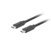 Picture of Lanberg CA-CMCM-32CU-0010-BK Usb Cable Usb 3.2 Gen 2 (3.1 Gen 2) 1 M Usb C Black - CA-CMCM-32CU-0010-BK