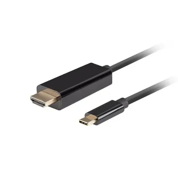 Picture of Lanberg CA-CMHD-10CU-0030-BK Video Cable Adapter 3 M Usb Type-C Hdmi - CA-CMHD-10CU-0030-BK