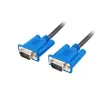 Picture of Lanberg CA-VGAC-10CU-0050-BK Vga Cable 5 M Vga (D-Sub) Black, Blue - CA-VGAC-10CU-0050-BK