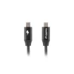 Picture of Lanberg CA-CMCM-40CU-0018-BK Usb Cable Usb 2.0 1.8 M Usb C Black - CA-CMCM-40CU-0018-BK