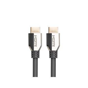 Picture of Lanberg CA-HDMI-30CU-0010-BK Hdmi Cable 1 M Hdmi Type a (Standard) Black, Silver - CA-HDMI-30CU-0010-BK