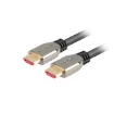 Picture of Lanberg CA-HDMI-30CU-0010-BK Hdmi Cable 1 M Hdmi Type a (Standard) Black, Silver - CA-HDMI-30CU-0010-BK