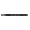 Picture of Lanberg PDU-02I1908I-0200-C20-BK Power Distribution Unit (Pdu) 10 Ac Outlet(S) 1U Black - PDU-02I1908I-0200-C20-BK